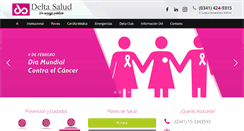 Desktop Screenshot of deltasalud.com